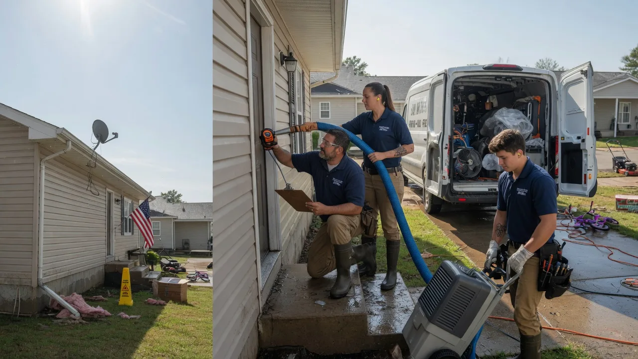 Ceiling Water Damage Restoration in Utica, KY near me